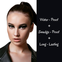 Jersy Girl by Fashion Colour Kajal and Eyeliner With Brush|24 Hours Long Lasting and Smudge Proof | Waterproof | Intense Colour | 2 in 1 Kajal and Eyeliner Combo | Lasting Drama Gel Eyeliner | 3.8g (Black)