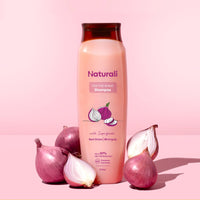 Naturali Hairfall Arrest Shampoo + Conditioner | Proven 97% Hairfall Reduction | Strengthens Hair & Promotes Regrowth | Sulphate & Paraben Free | 370ml + 180ml