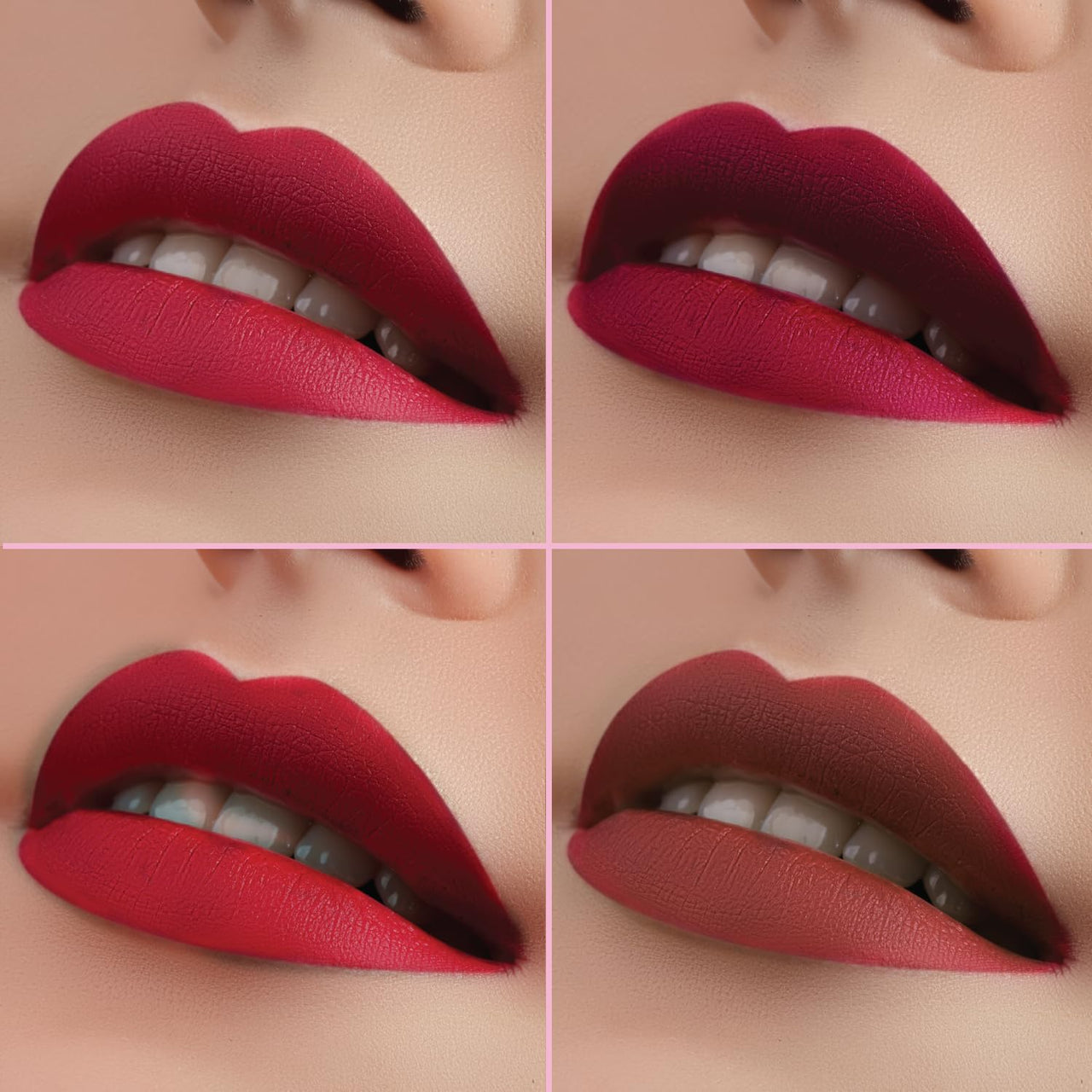 Blue Heaven Get Matte Lip Tower 4-in-1 Stackable Lipstick Combo Set | Moisturizing & Lightweight | Smooth Matte Finish |Intense Color Payoff| Easy to Carry, 6gm