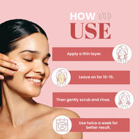 WildOak Tulsi, Neem, Kesar & Multani Mitti Face Scrub & Mask | Anti-Acne & De-Tan | Fights Aging & Hyperpigmentation | Opens Pores & Exfoliates | Detoxifying Face Pack with Powerful Herbs | 100g