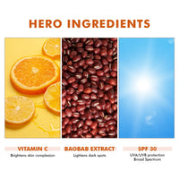 Conscious Chemist® Vitamin C Cream with SPF30 PA+++ | 100g | Vitamin C Brightening Moisturizer, Face Cream for Men & Women, Daily Gel with Polyglutamic Acid for Healthy & Bright Skin, All Skin Types - Vivid C