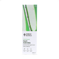 Forest Secrets Organic Aloe Vera Juice with Pulp, Natural Ayurvedic Tonic for Immunity, Better Digestion and Glowing Skin, (Pack of 3, 1000 ml)