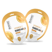 DR.Rashel Vitamin C Rubber Peel-Off Face Mask, Collagen Boosting, Anti-Wrinkle, Powder + Gel Formula || Brightening, Anti-Aging, Deep Cleansing & Pore-Reducing Face Mask for Glowing & Youthful Skin