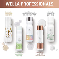 Wella Professionals Fusion Intense Repair Shampoo | For Damaged, Frizzy Hair | 250 ml | With Silk Amino Acids & Micronized Lipids | Vegan, Cruelty-free (Pack of 2)