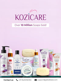 Kozicare Kojic Acid Soap & Papaya Face Wash Combo | Body Tan Removal Soap | Bathing Soaps for Glowing Skin -Pack of 3| Acne Wash for Glowing Skin l Gentle Exfoliating Face Wash For Men & Women-100Ml