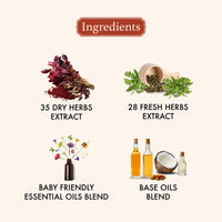 Old School Rituals Handmade by Grandmas Baby Hair Oil | Natural Hair Oil for Kids | Promotes Long, Strong & Healthy Hair Growth | 100 ml
