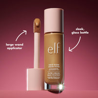 e.l.f. Halo Glow Liquid Filter, Complexion Booster For A Glowing, Soft-Focus Look, Infused With Hyaluronic Acid, Vegan & Cruelty-Free, 3.5 Medium, All