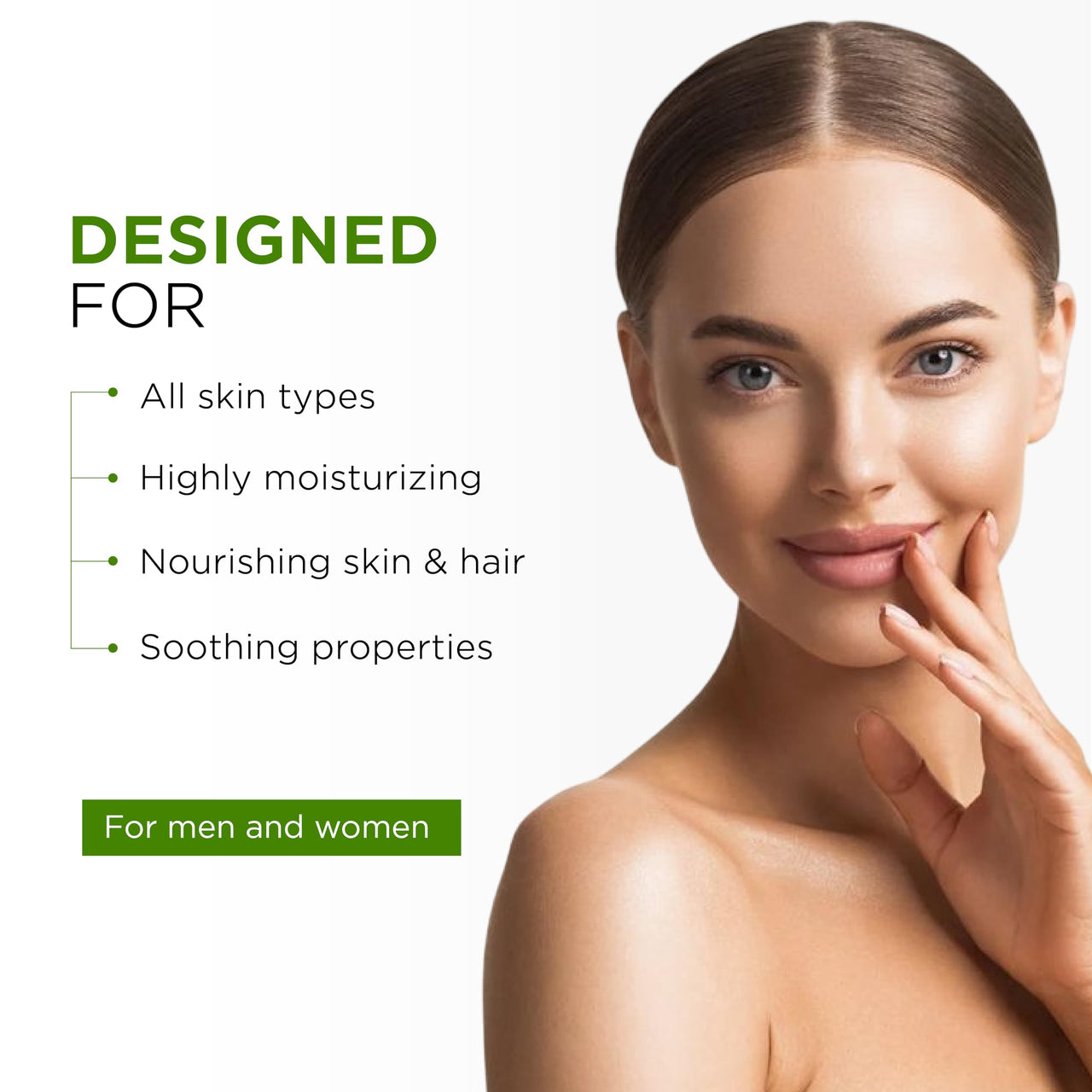 Oshea Herbals Aloe Vera Face Gel for Men & Women 300ml | Reduce Age Spots, Nourishes & Hydrates Skin | Enriched with Aloevera & Green Tea Extract | Ideal for All Skin & Hair Types