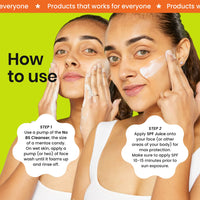 FAE Beauty Cleanse & Nourish Combo | Gentle & Effective Face Cleanser With No White Cast Lightweight Sunscreen | Suitable For All Skin Types Including Sensitive Skin | Vegan