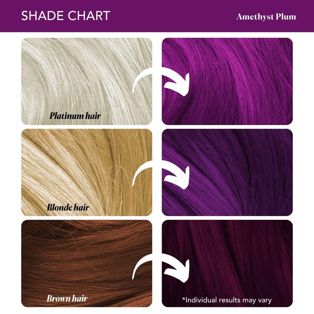 paradyes Top-Up Semi-Permanent Amethyst Plum Diy Conditioner Based Hair Colour, 120 Gm,All,Unscented,1 Count