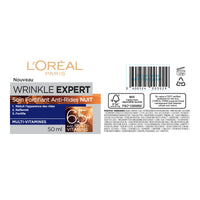 L'Oreal Paris Anti-Aging Face Cream 65+, Night Skincare, Wrinkle Expert, With Multi-Vitamins to Reduce the Look of Deep Wrinkles, 50mL