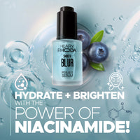 Hilary Rhoda Smooth Blur Primer Serum | Pore Minimising Serum for Face | Moisture-Locking | Infused with Niacinamide | Ultra-hydrating & Nourishes Skin | 30ml (Blueberry - Shade 02)