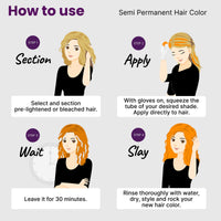 2.Oh! Italian- Orange Hair Color For Women & Men | Ammonia-Free DIY Semi Permanent Hair Color | Enriched with Argan Oil | Lasts upto 12-15 Washes | Pack of 2