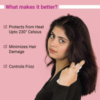 Sotrue Heat Shield Hair Protection Spray For Hair | Anti-Frizz, Reduces Hair Damage | For All Hair Types, Fragrance Free Mist Spray | Heat Protection Upto 230 °C 100ml