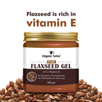 Organic Netra Pure Flaxseed Gel 200g and Organic Netra Sindoor/Kumkum Paste -8gm