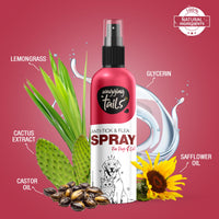 Wagging Tails Anti-Tick & Flea Spray for Dogs & Cats - 200ml | Reduces Flea Allergies, Ticks & Skin Irritations | Natural Ingredients, Easy to Apply | Non-Toxic, Safe for Pets