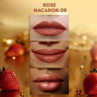 FACES CANADA Comfy Matte Velvet Touch Lipstick - Rose Macaron 09, 4.2g | Velvety Matte Finish | 8HR Longstay | Intense Colour | Hydrating Lips | Smooth Application