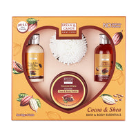 Bryan & Candy Cocoa Shea Body Care Heart Collection, Gift Set for Women and Men , Vegan,Cruelty Free