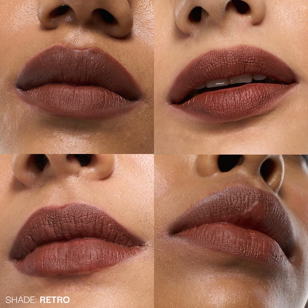 FAE Beauty Modern Matte Lipstick | Comfortable Cushion Matte Formula | One Stroke Application | Longwear | Richly Pigmented (Shade Retro)