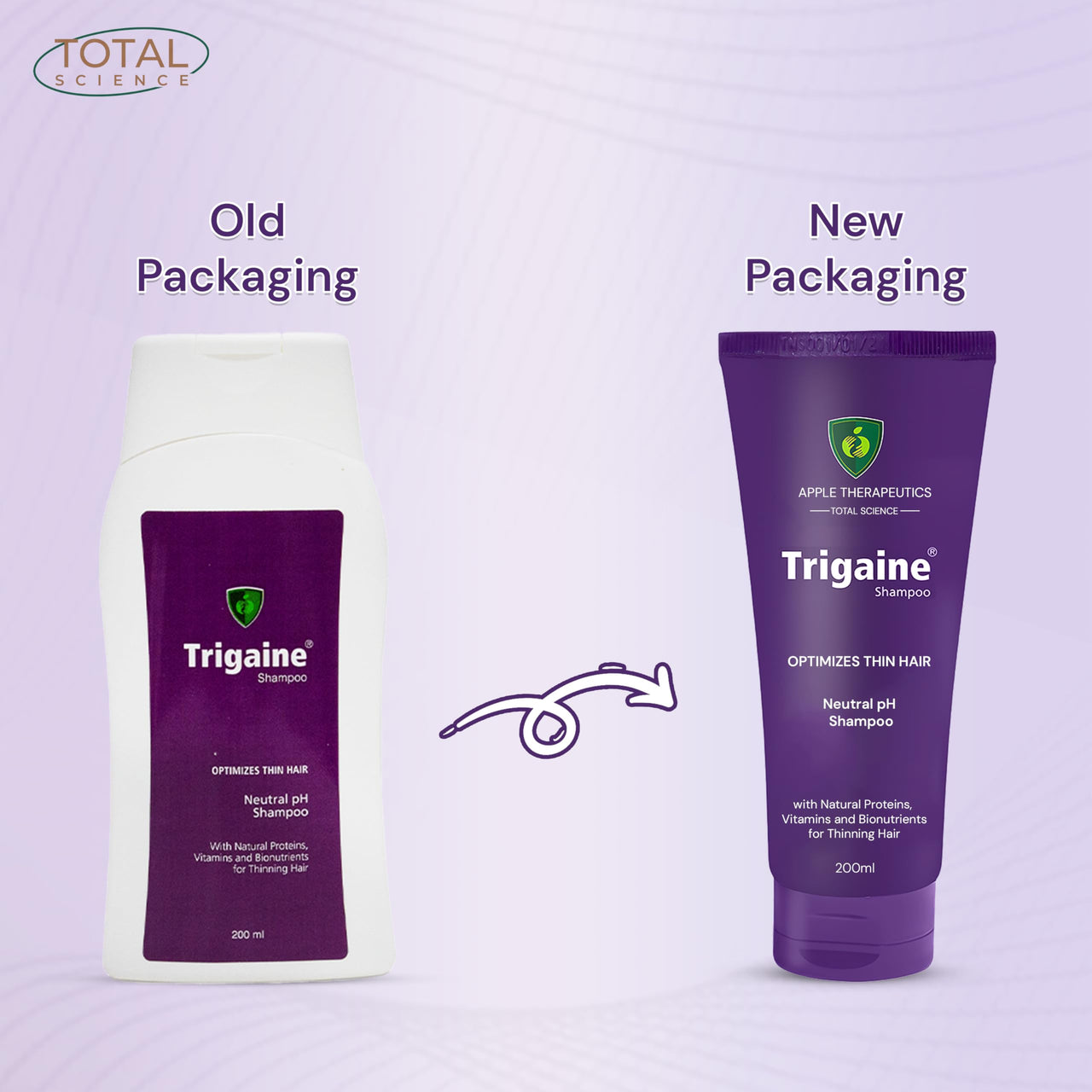 Trigaine Shampoo 200ml | pH Balanced Best Daily Shampoo For Heat Treated & Color Damaged Hair | Protein Intensive Dermatologist-Recommended Everyday Use for Women & Men
