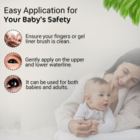 Organic Netra Baby Compressed Powder Kajal Water Resistant,Smudgeproof,Longlasting For Normal Skin Type Enriched With Natural&Organic Ingredients With No Harmful Chemicals,Matte Finish,4g (Pack of 2)
