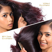 Dove Dryness Care 1-min Conditoner with Bio-Protein Care and Glycerol for dry and rough hair, for upto 72 hours^ of effortlessly detangled, soft and touchably smooth hair | 175ml
