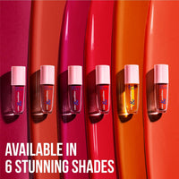 Blue Heaven Color & Condition tinted lip oil for women, lip gloss infused with Cranberry, Raspberry & Hazelnut oil, Hydrating & Softening - Cranberry Red, 4.2ml