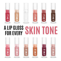 Tint Cosmetics 2.5ml Rose Gold Lipgloss, Non Sticky, Hydrating, Light Weight, Long Lasting, High Shine & Soft Natural Liquid Lip Gloss For Girls & Women (Pixie Dust)