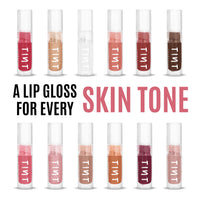 Tint Cosmetics Set of 2 Hydrating Lipgloss For All Skin Types, Light Weight, Long Lasting, Non Sticky, High Shine & Soft Liquid Natural Lip Gloss For Girl & Women (Minx, 5ml & Mocha, 10ml)