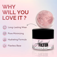 HUDA GIRL Hollywood Filter Primer for Face - Illuminator for Face Makeup Glow & Pore Minimizer Primer for All Skin Types, Get Hydrated Flawless, Smooth Skin - Blurs Fine Lines, Wrinkles