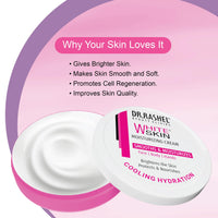 Dr.Rashel White skin Face Moisturizer 125 ml, Daily Lightweight Non-Oily Cream with Glycerin for Soft Glowing Skin, With Arbutin & Niacinamide