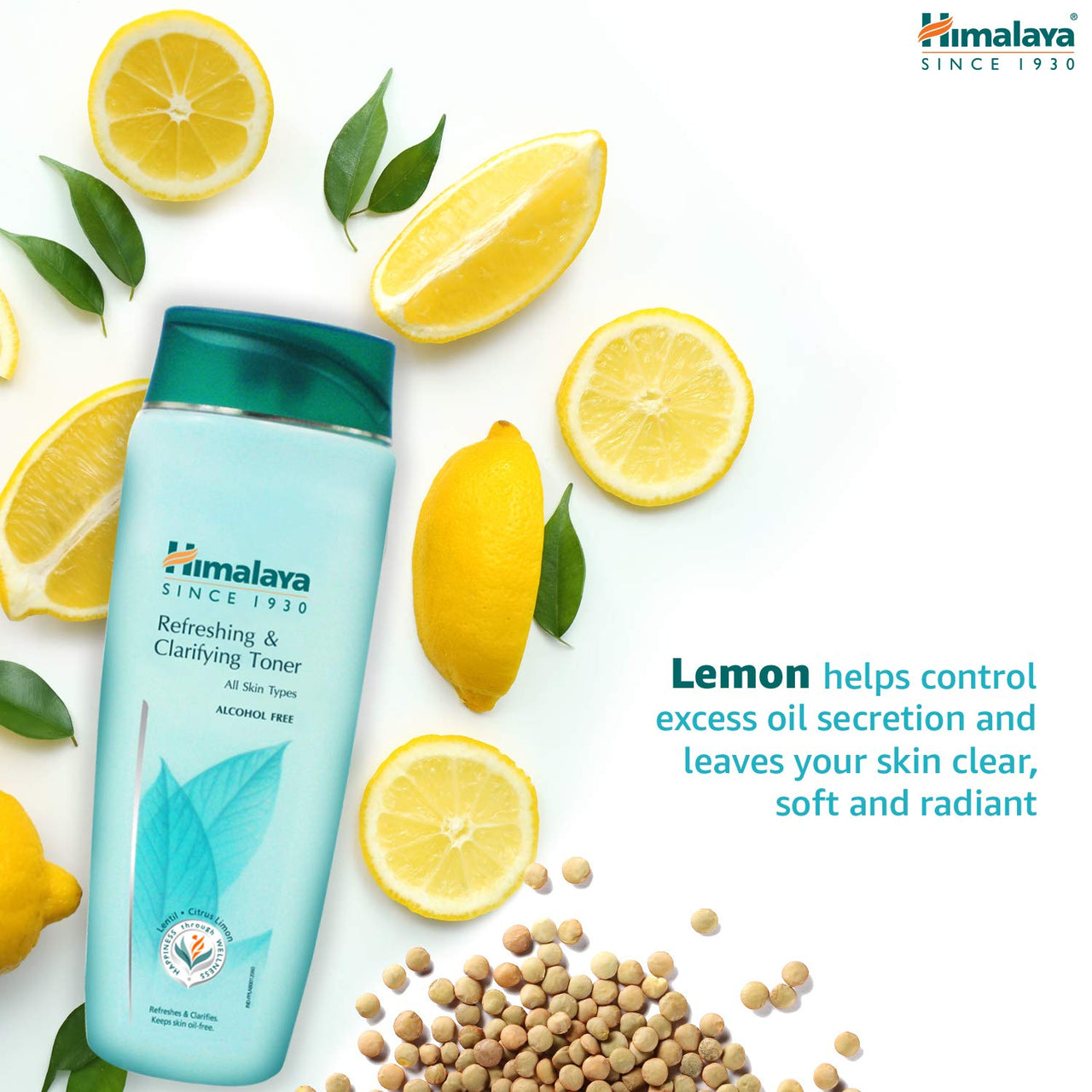 Himalaya Refreshing and Clarifying Toner liquid with Citrus Limon, Lentil and Boerhavia Root, Pack of 1, 100ml