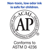 Avery Marks-a-lot Permanent Marker, Regular Desk-Style Size, Chisel Tip, Water and Wear Resistant, 1 Black Marker (17888)