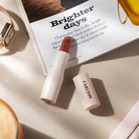 Carlton London Creamy Matte Stardust Bullet Long Stay Lipstick |Enriched with Vitamin E, Castor oil | Intense Colour, Moisturised Lips, Smooth & Light |Upto 8 hrs- 4Gm. (Beach Buff)