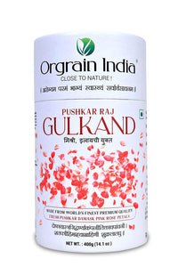 Orgrain India Organic Shatpatri Mishri Gulkand 400g