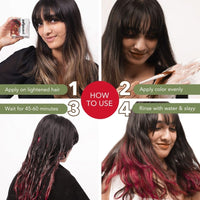 paradyes Top-Up Semi-Permanent Rubra Red Diy Conditioner Based Hair Colour, 120 Gm,All,Unscented,1 Count