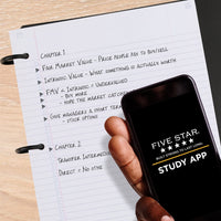 Five Star Flex Refillable Hybrid NoteBinder + Study App, College Ruled Paper, 1