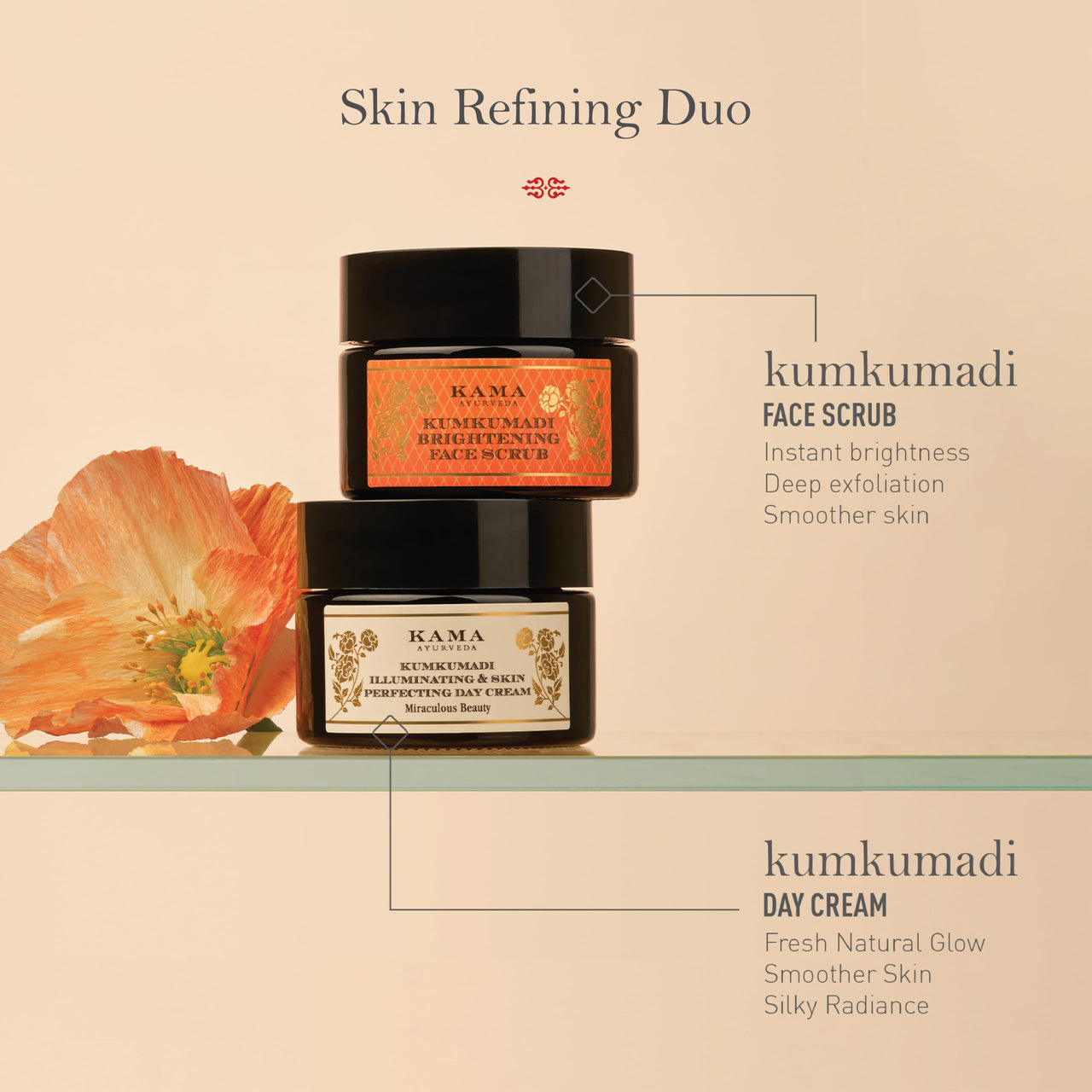 Kama Ayurveda Kumkumadi Brightening Face Scrub 25gm