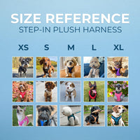 Voyager Step-In Plush Dog Harness  Soft Plush, Step In Vest Harness for Small and Medium Dogs by Best Pet Supplies - Harness (Turquoise Plush), L (Chest: 18 - 20.5