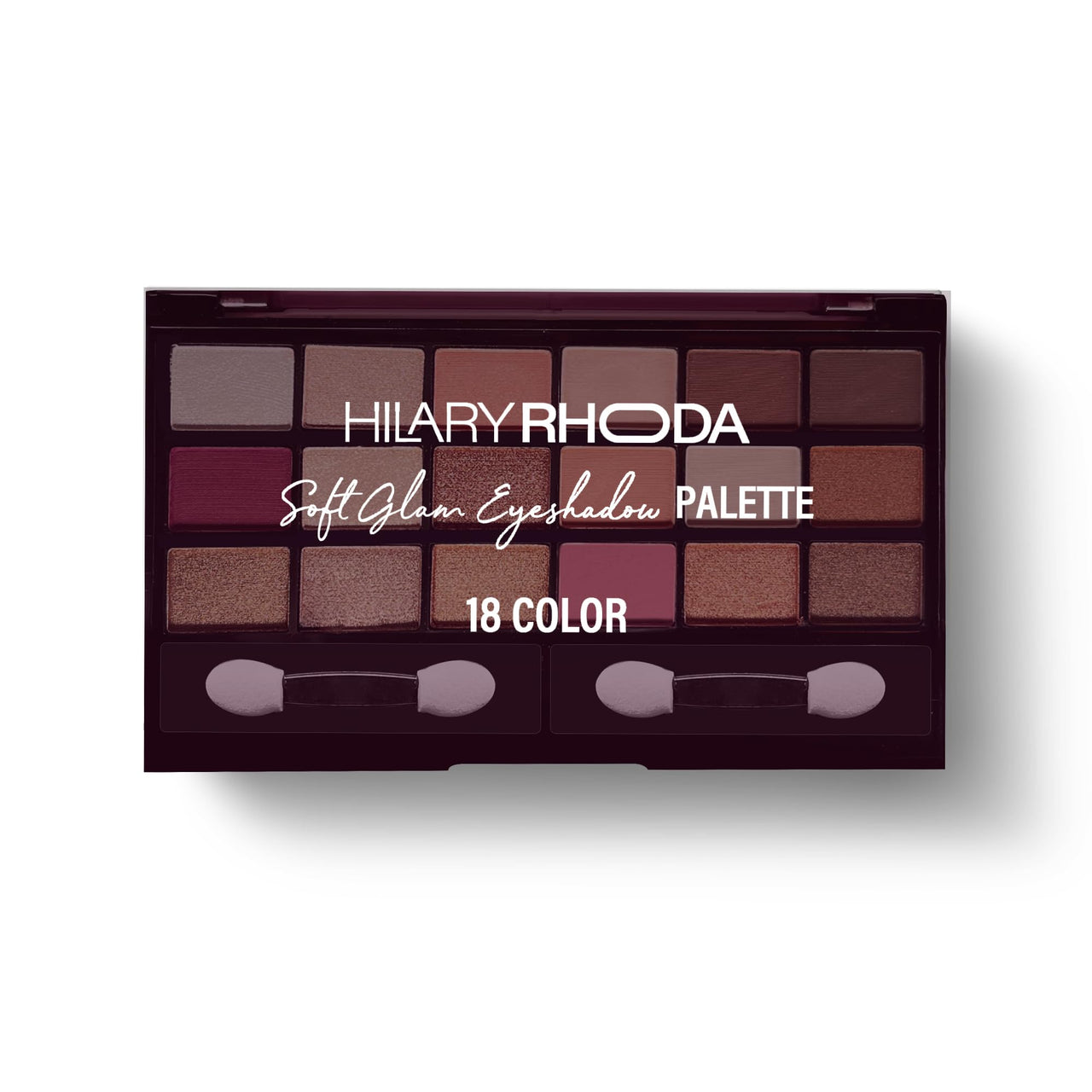 Hilary Rhoda Soft Glam Eyeshadow Palette | Highly Pigmented & Long Lasting Eyeshadow Palette | Matte & Shimmer Finish | 18 Shades (Multicolor - Shade 1)