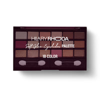 Hilary Rhoda Soft Glam Eyeshadow Palette | Highly Pigmented & Long Lasting Eyeshadow Palette | Matte & Shimmer Finish | 18 Shades (Multicolor - Shade 1)