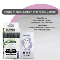 DR.Rashel Nose Pore Strips| Deep Cleansing Nose Strips For Instant And Painless Blackheads Removal 20 PCS (Bamboo Charcoal)