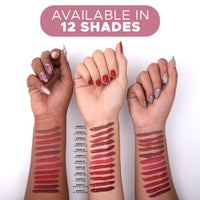 Hilary Rhoda Touch Of Mousse Lipstick | Matte Finish & Long Lasting | Infused with Vitamin E | Weightless & Liquid Lipstick with Mousse Finish | Smudge & Water Proof | Vegan - 5ml (Ruby Pink - Shade 08)