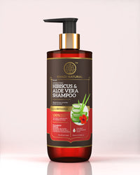 Khadi Natural Hibiscus & Aloevera Shampoo With Reetha & Amla Sulphate Paraben Free - Powered Botanics, 1 Count