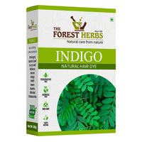 The Forest Herbs Natural Care From Nature Indigo Leaves Powder (500g) Organic for Hair Colour Black, Avuri Leaf, Neela Amari, Neel Patti, Neelayamari, Indico (Pack of 1)