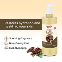 Bee One 24 hr Moisture Lock Moisturiser, Hydrating Body Lotion for smooth and supple skin(Pack of 2) (Cocoa Butter, 500ml x 2 = 1000ml)