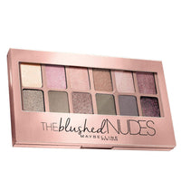 Maybelline New York The Blushed Nudes Palette Eyeshadow, 9G And Maybelline New York Fit Me Matte+Poreless Liquid Foundation Tube, 128 Warm Nude, 18Ml