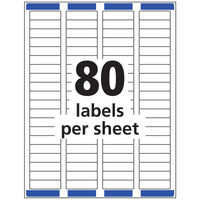 Avery Printable Return Address Labels with Sure Feed, 0.5