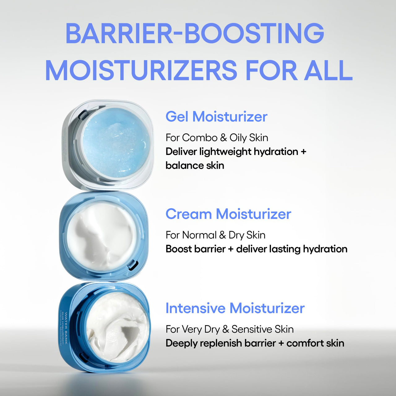 LANEIGE Water Bank Hyaluronic Acid Moisturizer Cream for Dry Skin | Moisturizer for Face | Lightweight Formula for Hydrated Skin | Face Cream for Men and Women | Korean Skincare-50ml