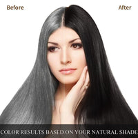URBANMAC Herbal Hair Dye Shampoo, 3-in-1 Scalp Health Care, Shine Care & Moisturizing, Long-lasting Color and Perfect Coverage - 500ml